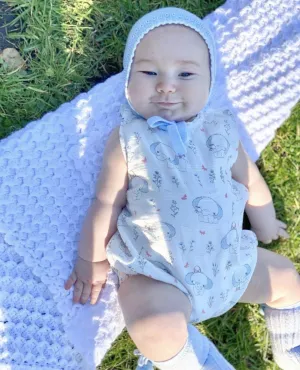 "Eli" Elephant Print Romper