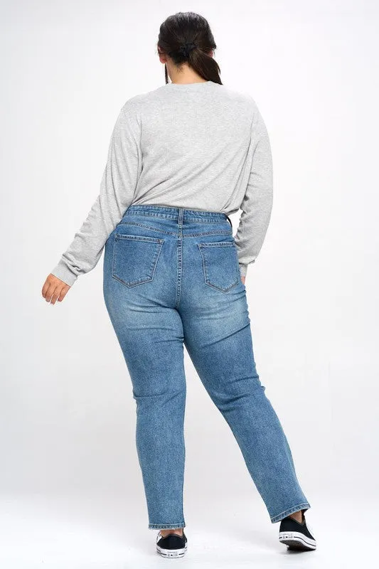 "Jenni" Plus High Rise Straight