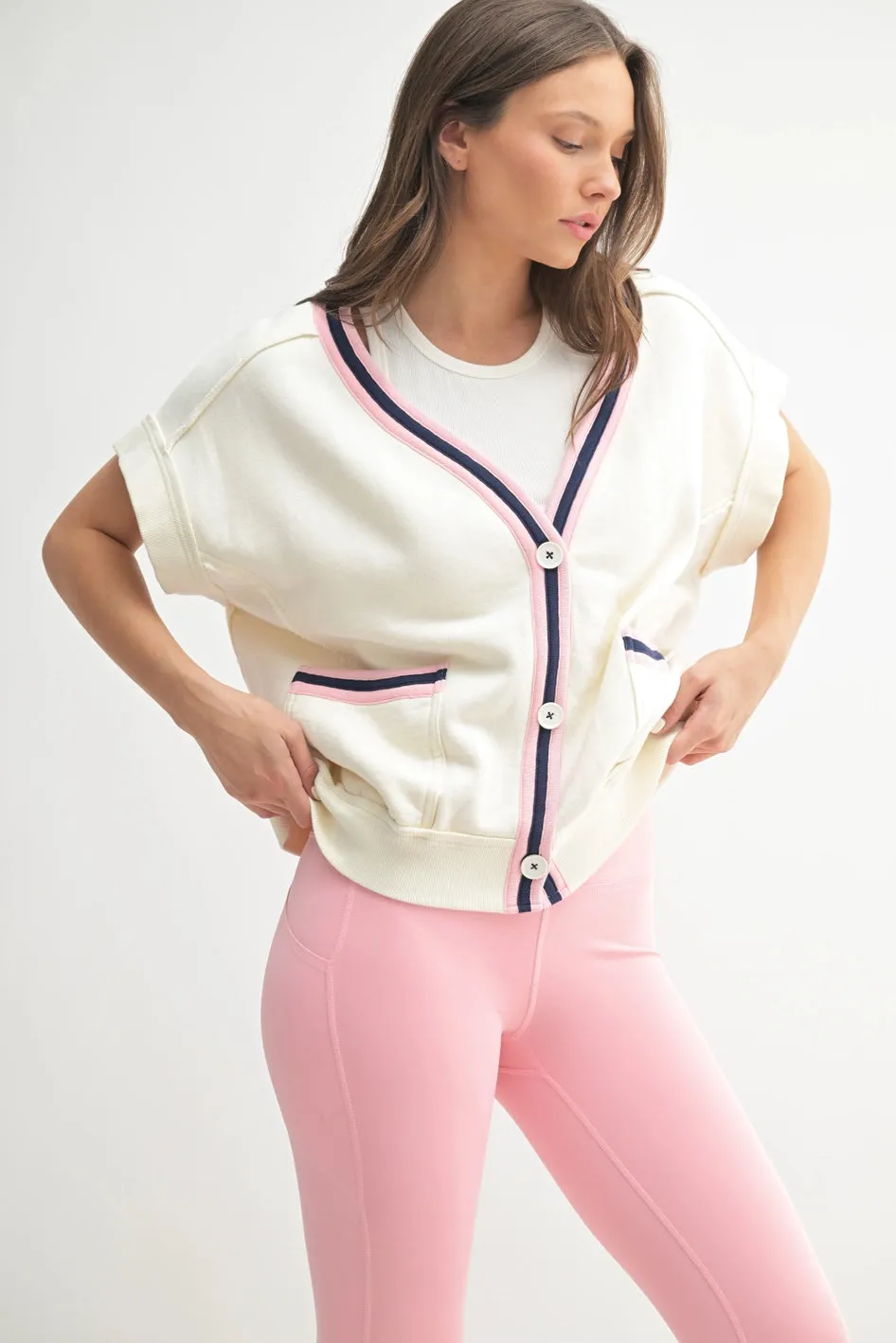 "Lola" Terry Cardigan