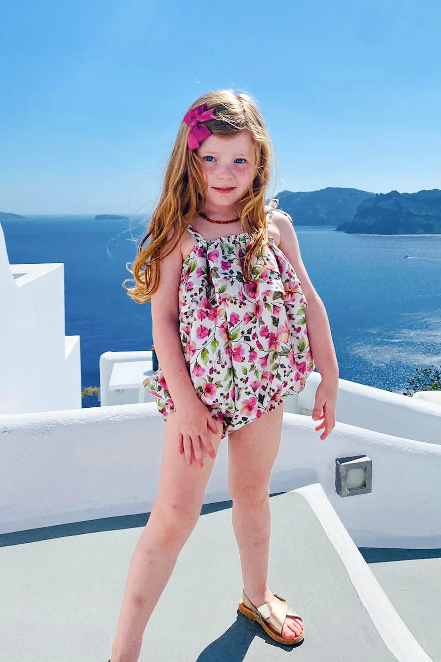 "Sadie" Dusky Pink Floral Shortie