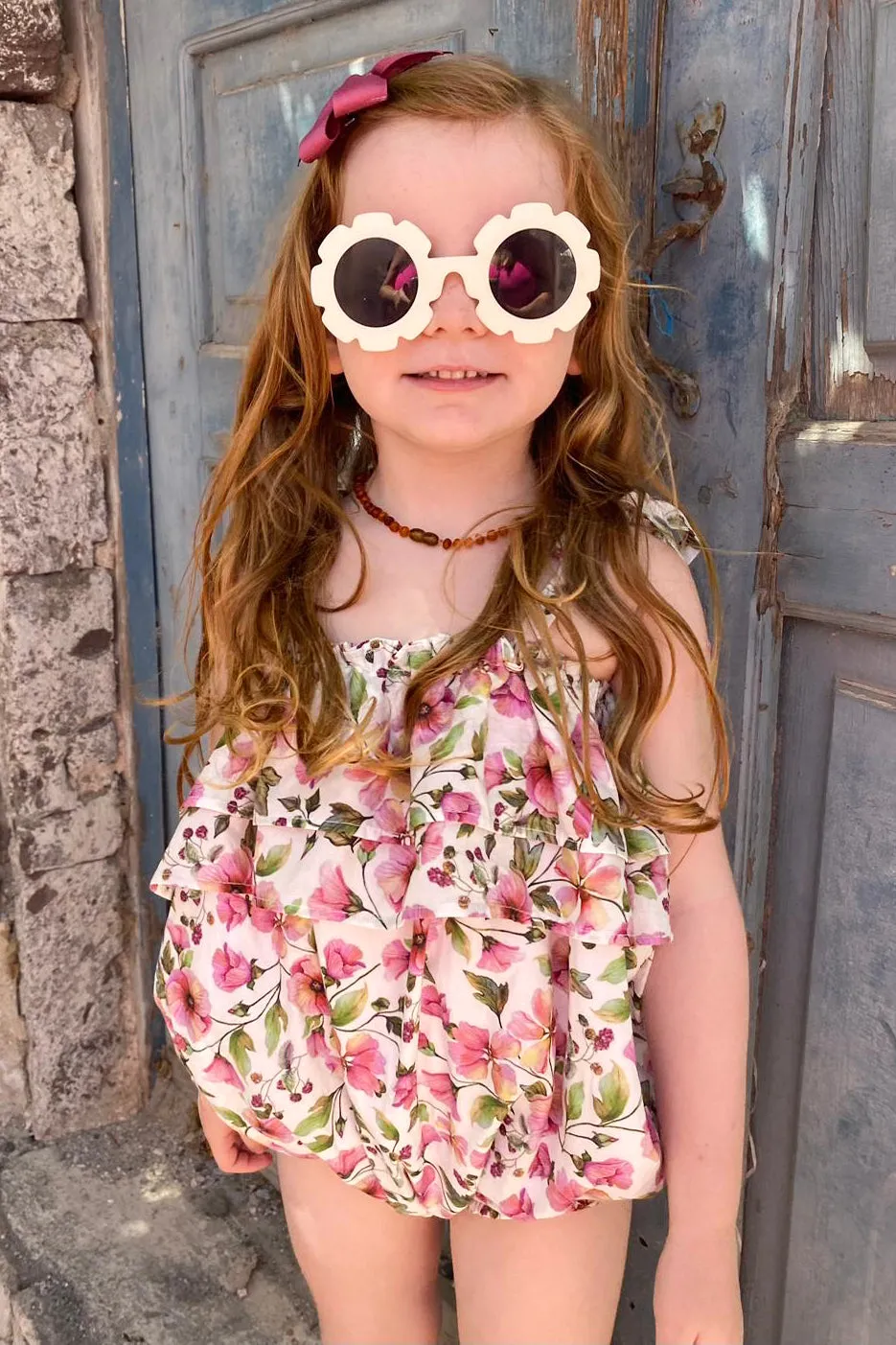 "Sadie" Dusky Pink Floral Shortie