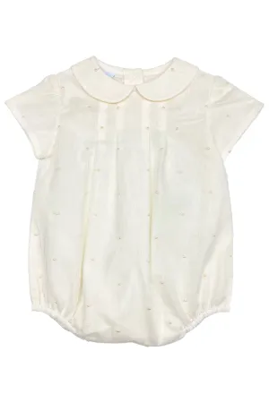 "Shay" Ivory Polka Dot Romper