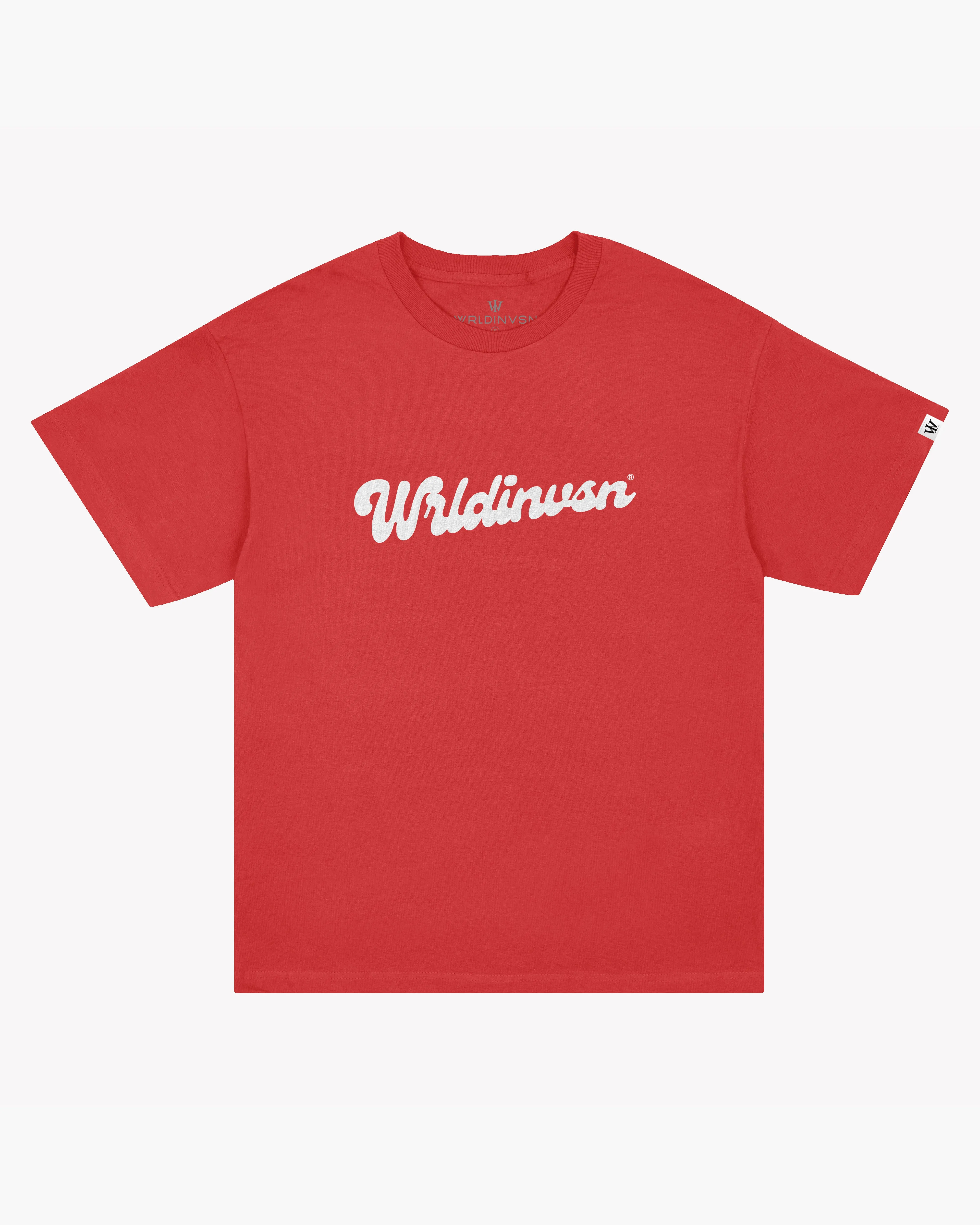 "YDTW Cursive" Tee (Red/White)