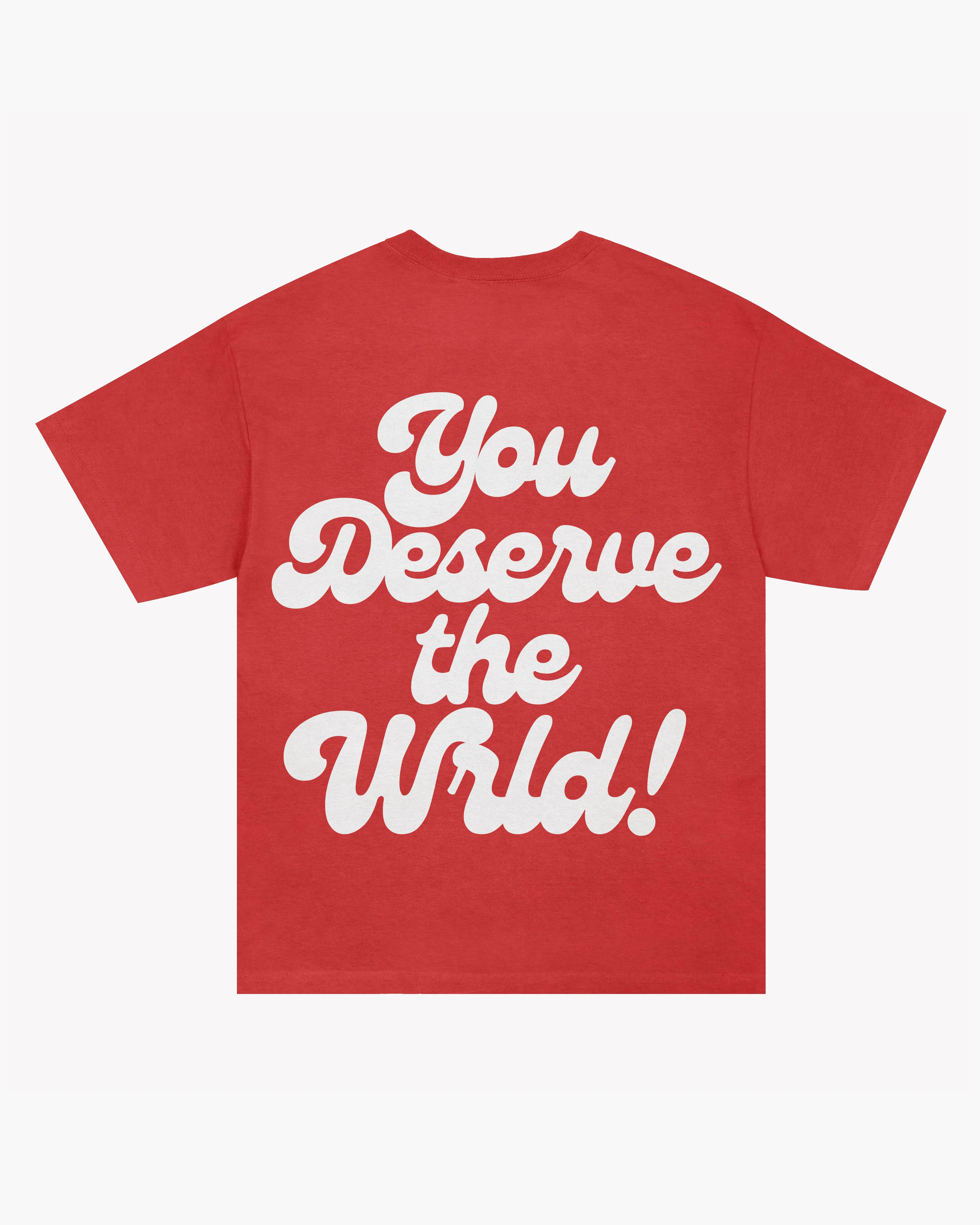 "YDTW Cursive" Tee (Red/White)