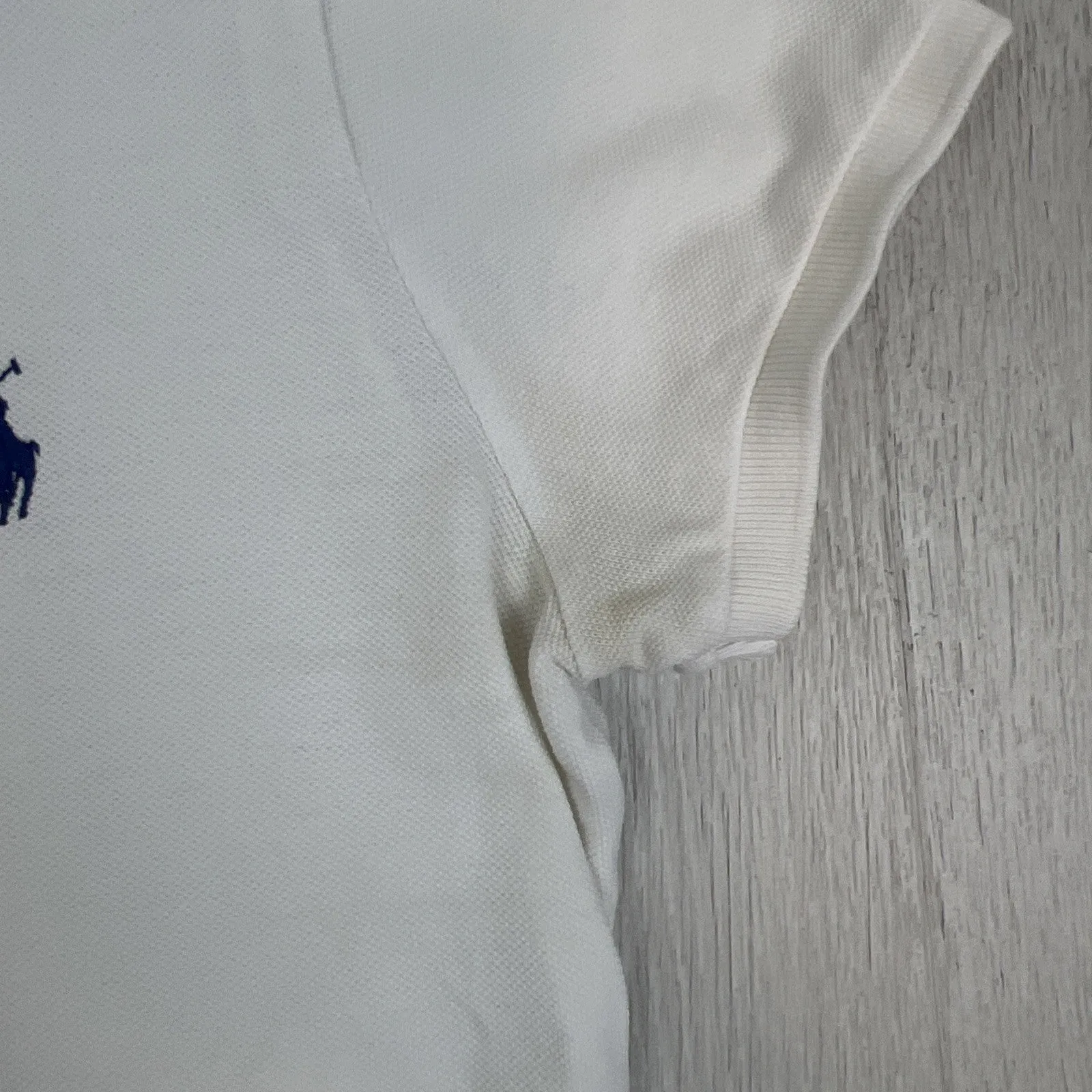 Ralph Lauren Womens The Skinny Polo Short Sleeve White Polo Shirt Size M