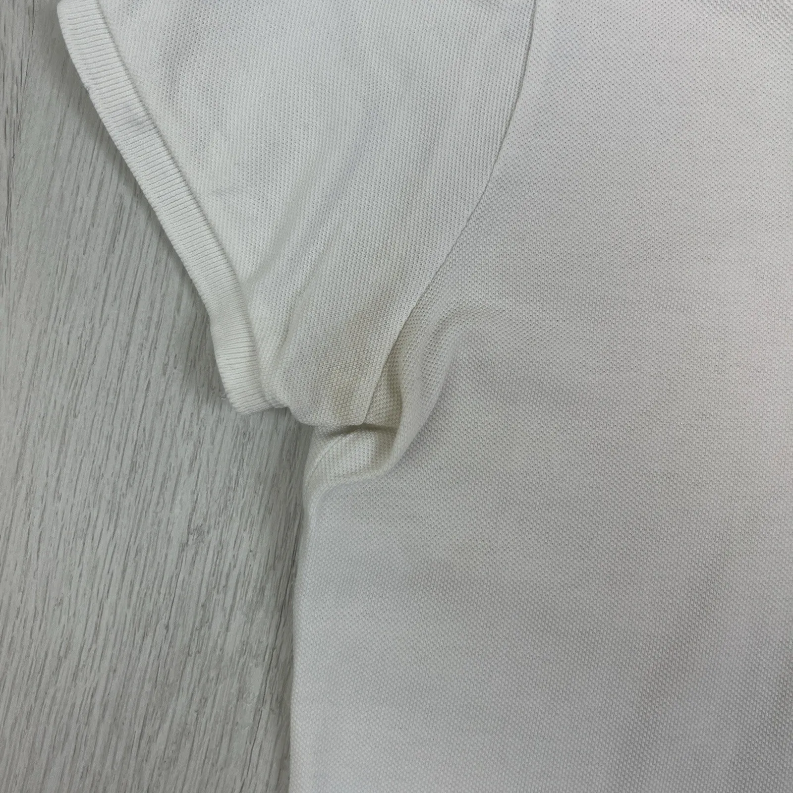 Ralph Lauren Womens The Skinny Polo Short Sleeve White Polo Shirt Size M