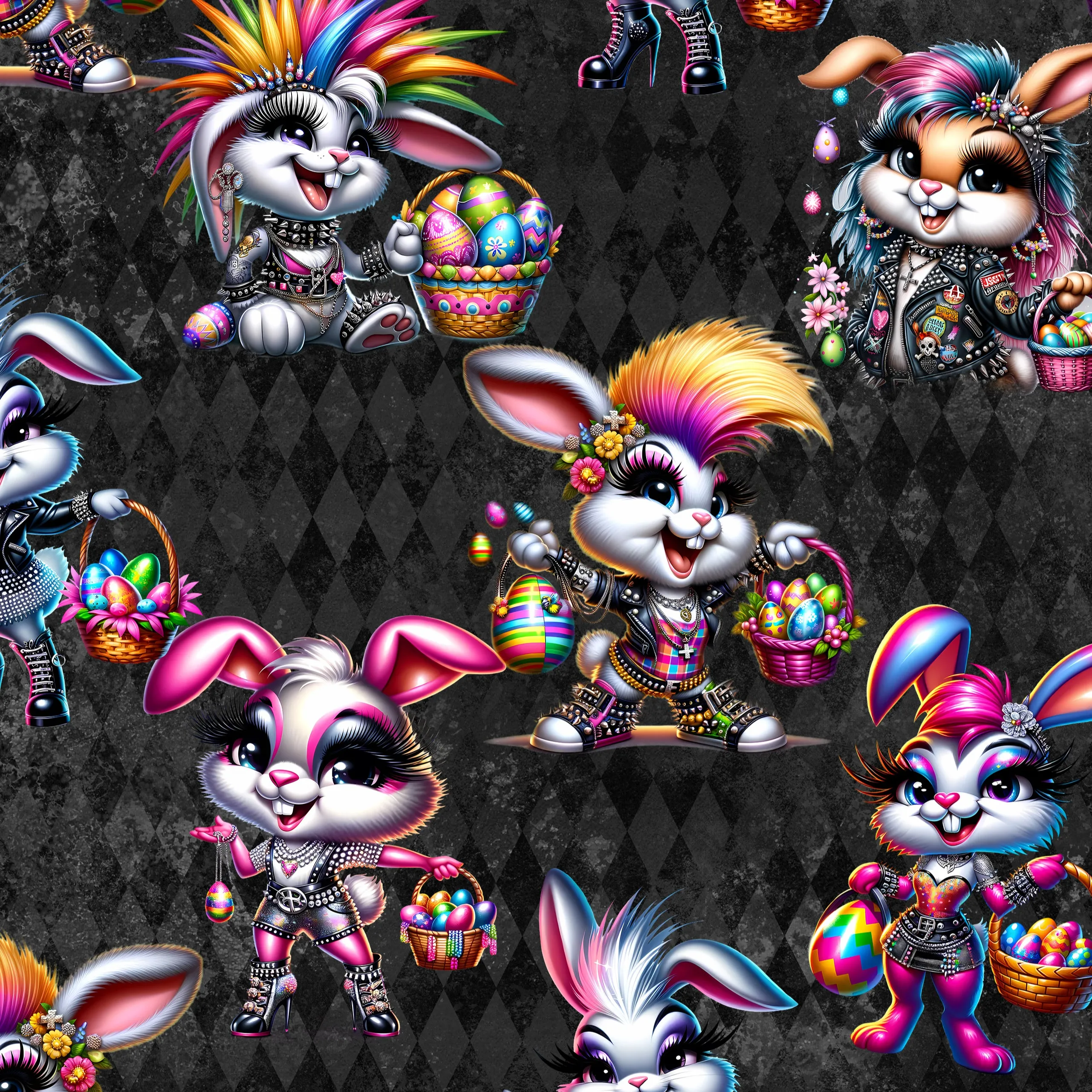 Rebel Rabbits - Easter Leggings