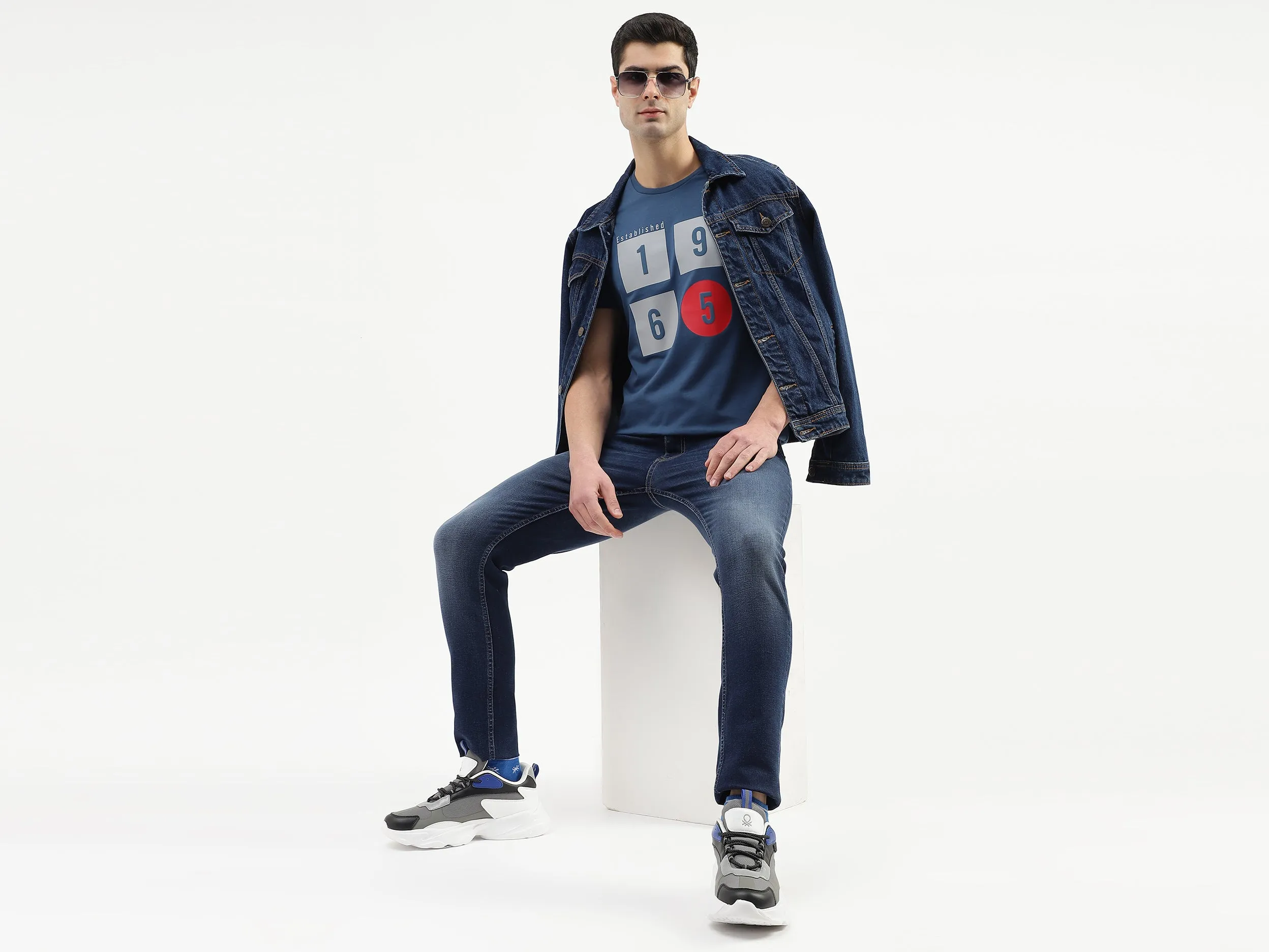 Regular Fit Round Neck Printed T-Shirts