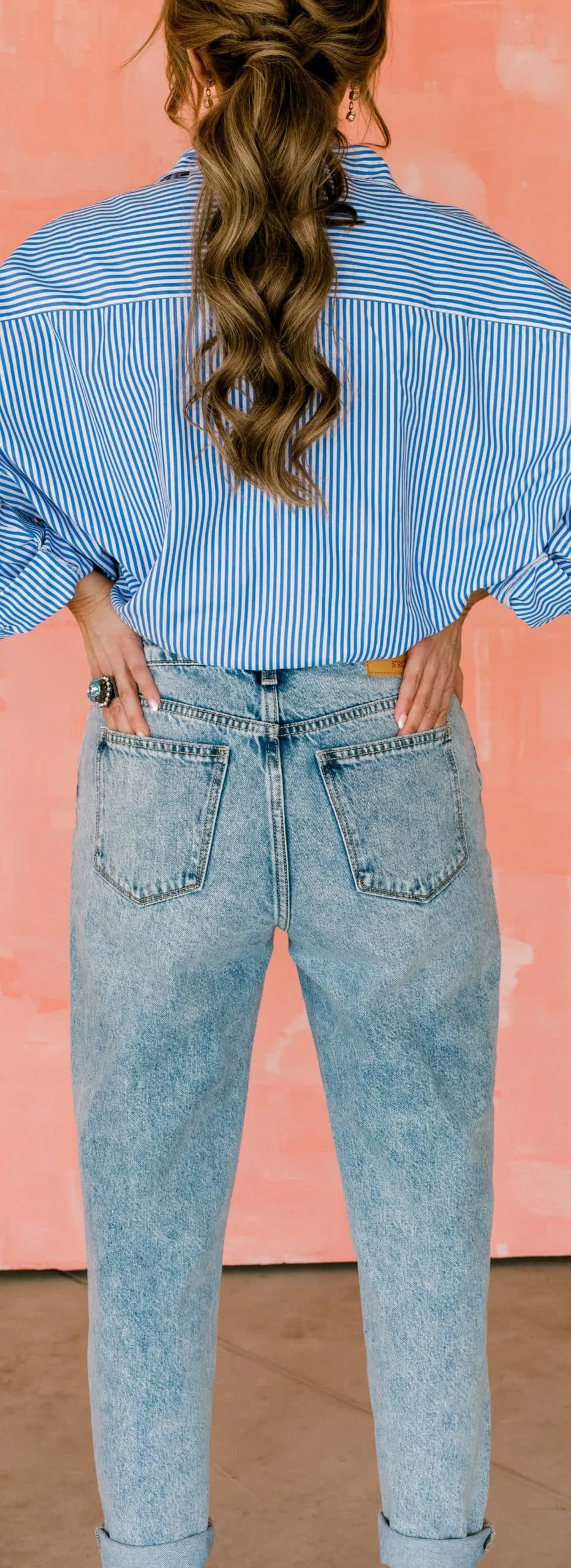 Retro Skyline Crop Jeans