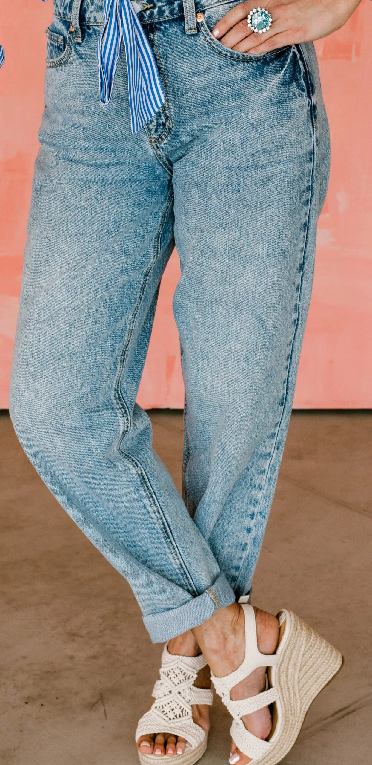 Retro Skyline Crop Jeans