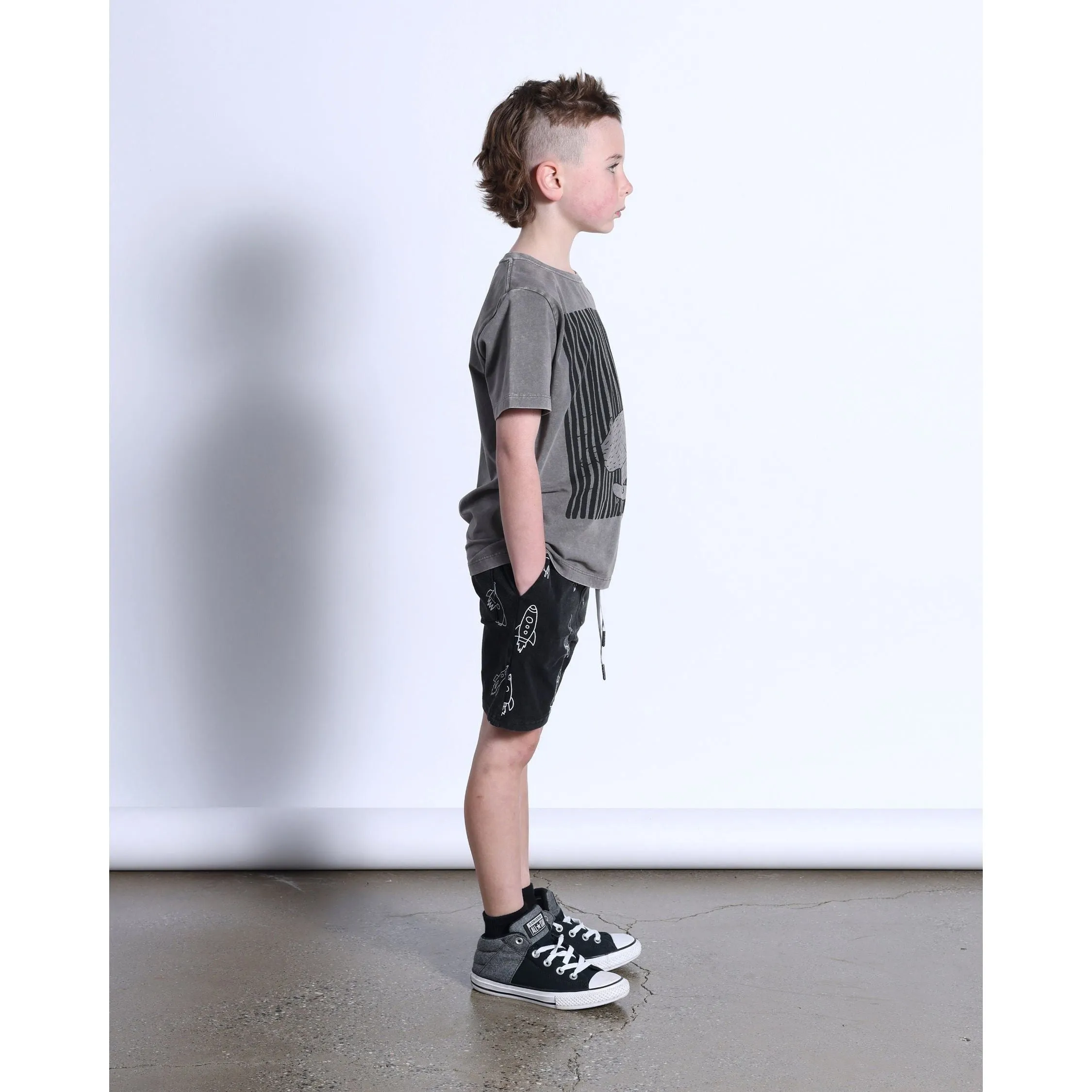 Rockets Short- Black Wash