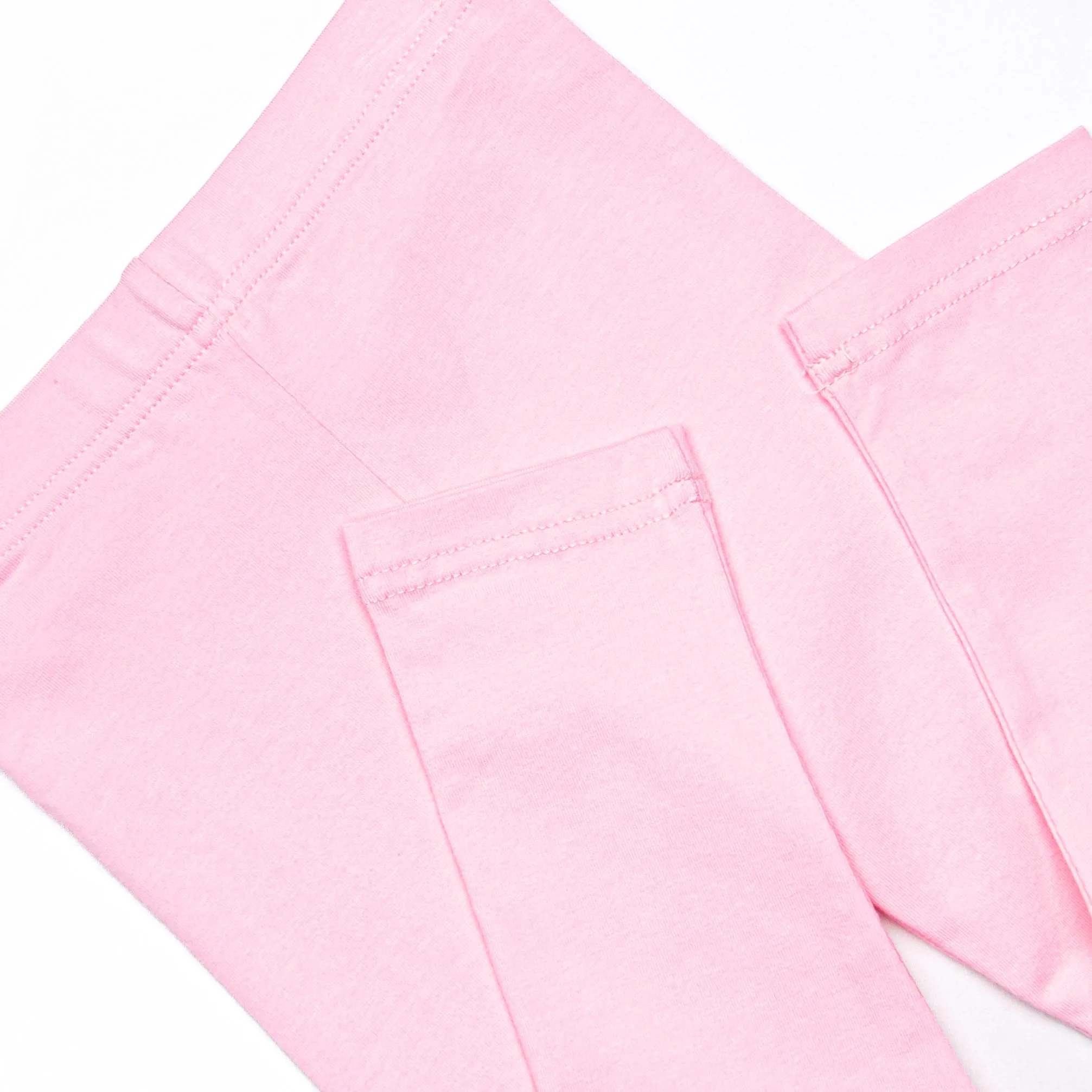 Rocking Horse Rider Applique Legging Set, Pink