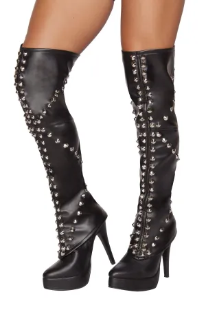 Roma Spike Studded Leggings