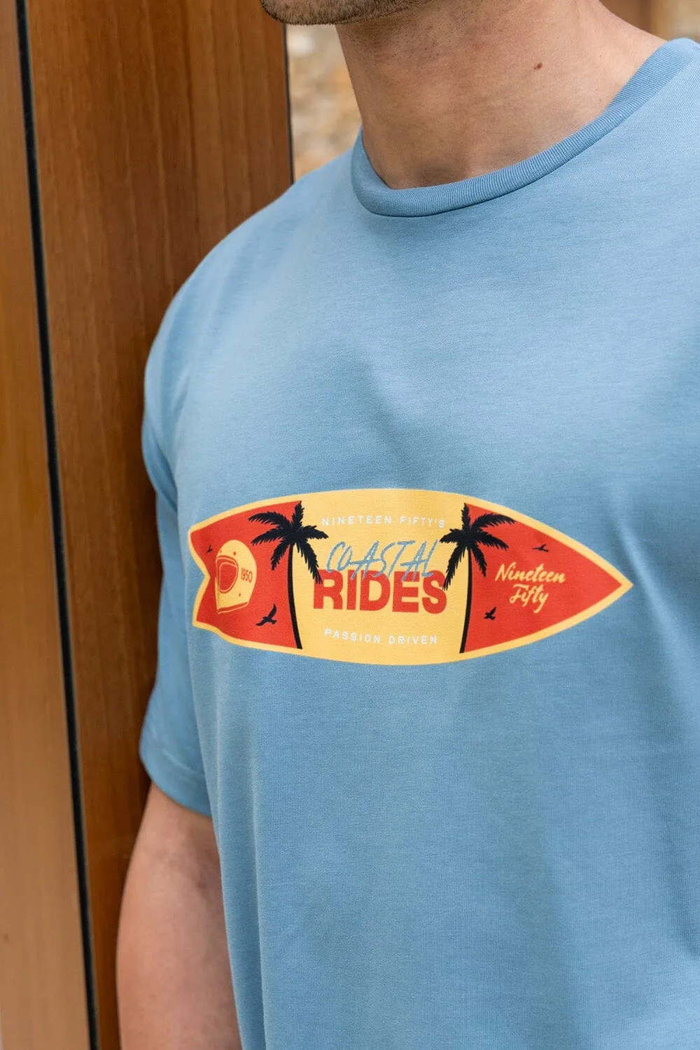 Route 110 Oversized T-Shirt - Blue