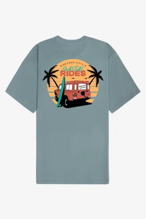 Route 110 Oversized T-Shirt - Blue