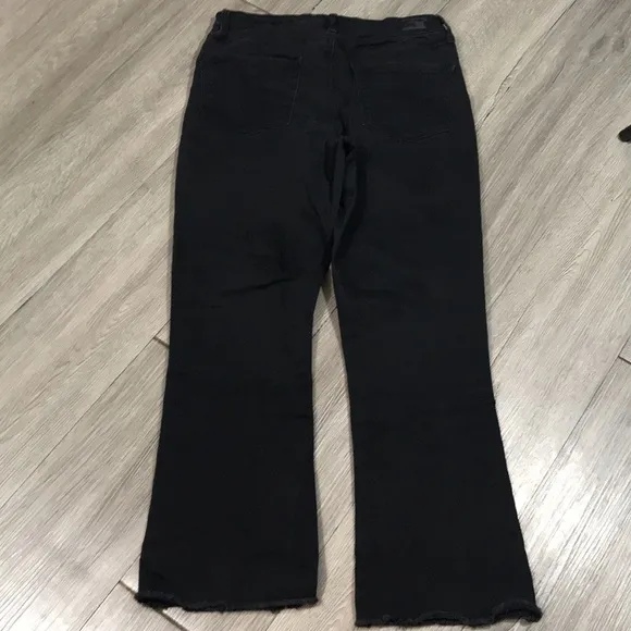 RSQ Sydney Crop Flare Frayed Hem Jeans size 9/29
