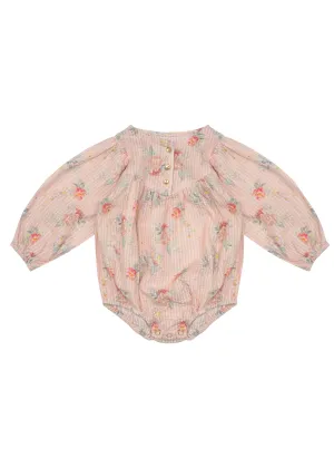 Ruth Romper-VoVo Pink Country Garden
