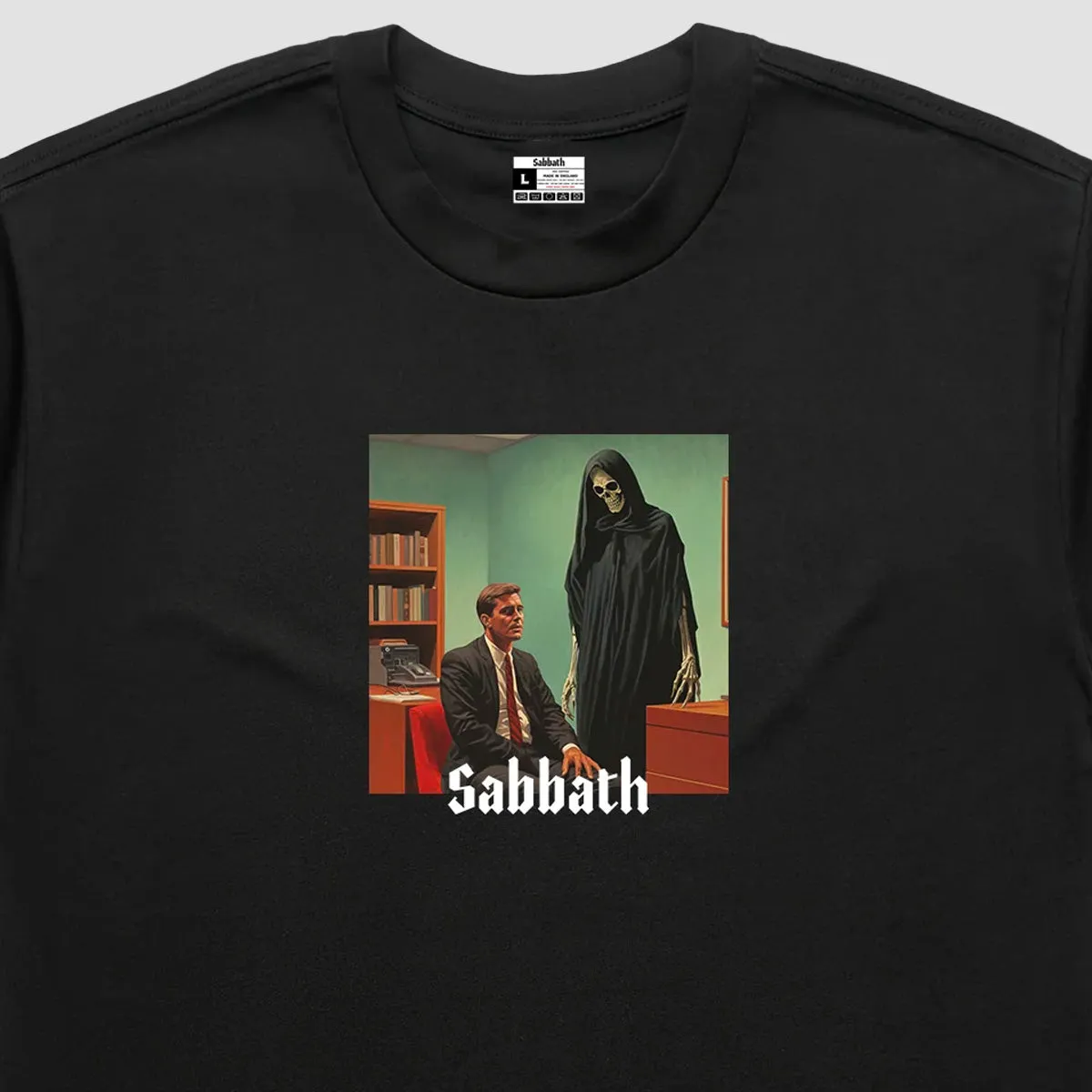 Sabbath Wheels Death T-Shirt Black