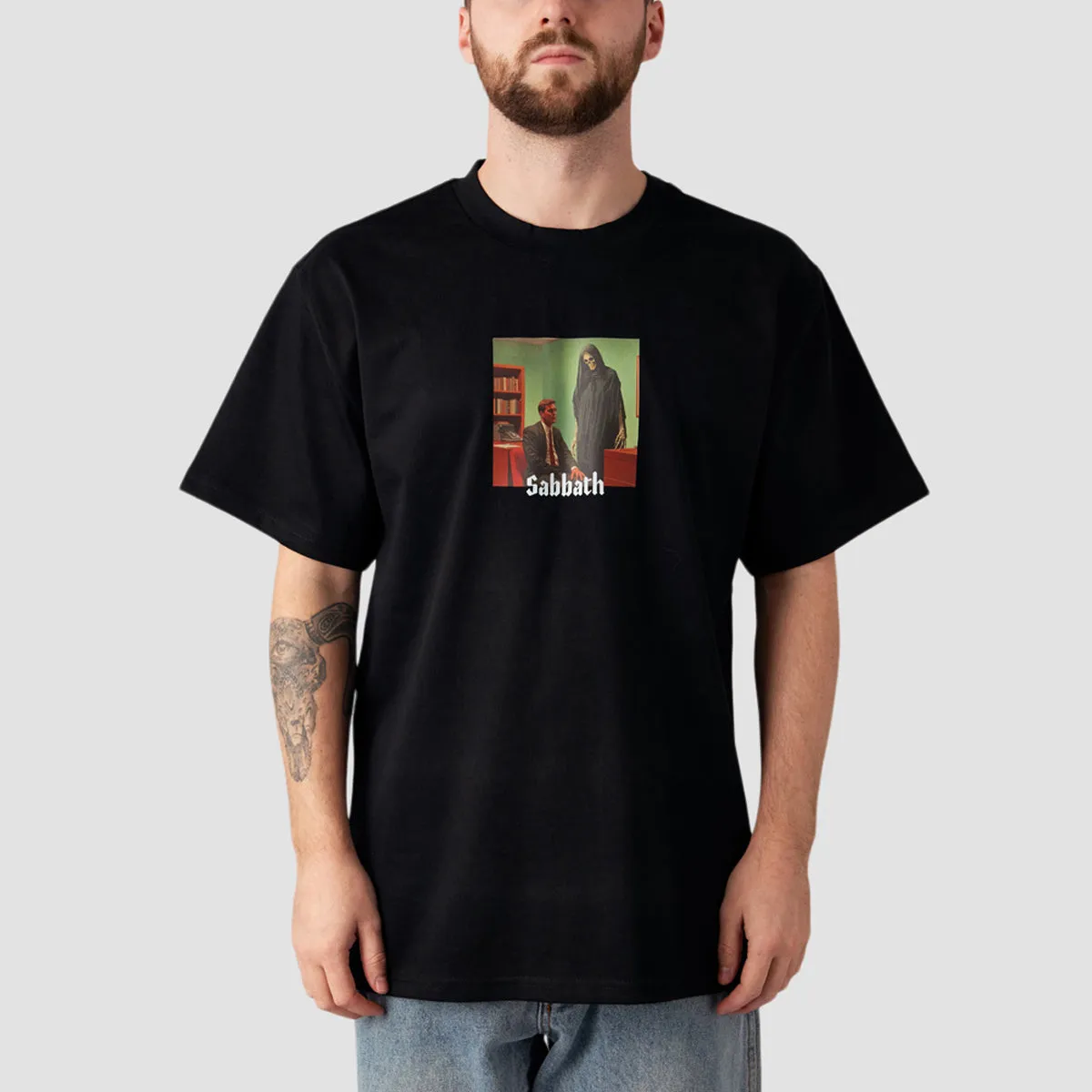 Sabbath Wheels Death T-Shirt Black