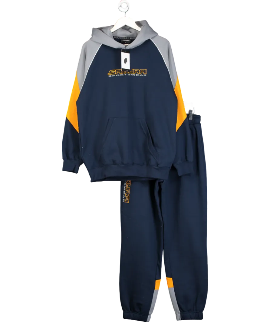 Samurai Blue Men's Toronto Hoodie & Men's Toronto Sweatpants UK M
