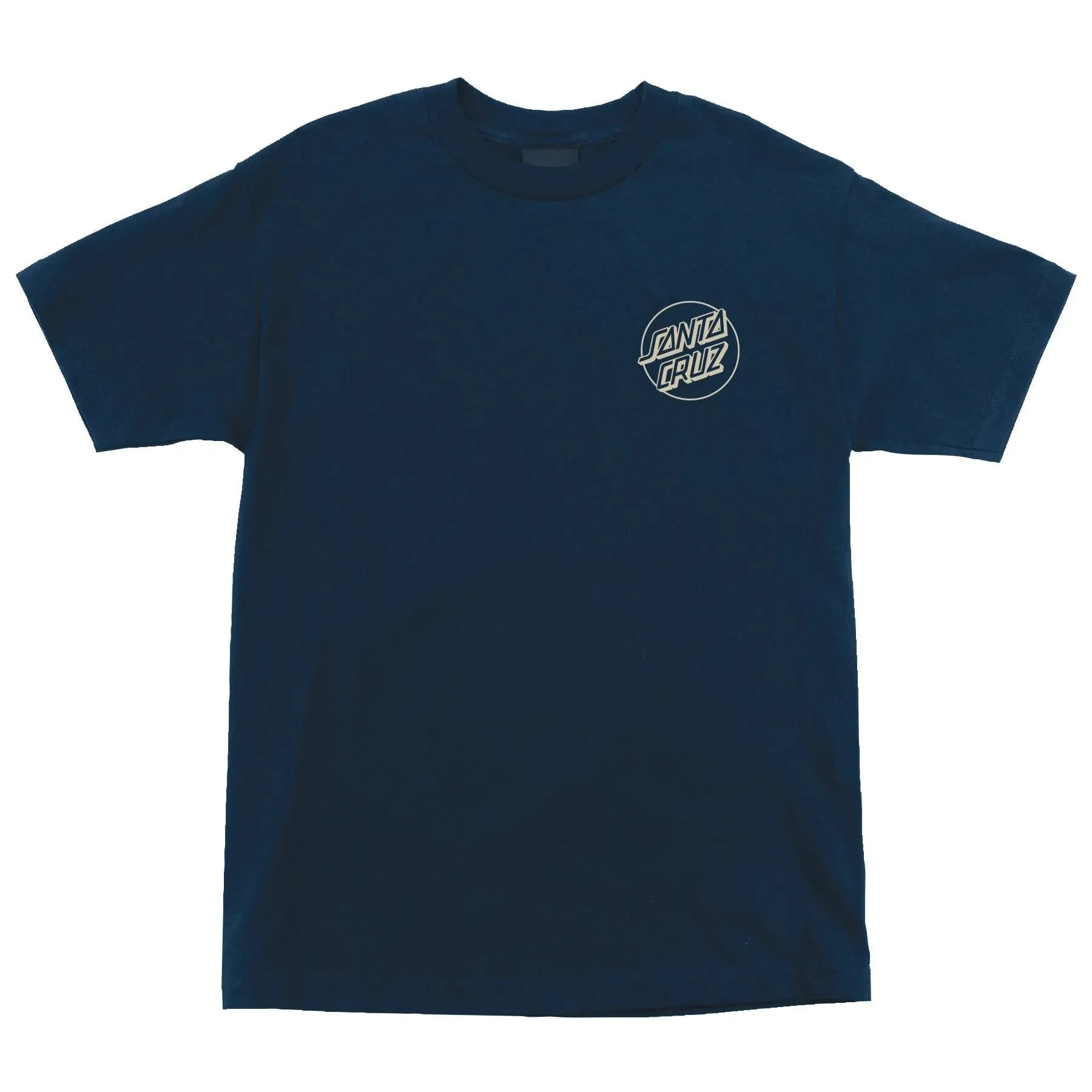 Santa Cruz Opus Dot T-Shirt Navy/Tan