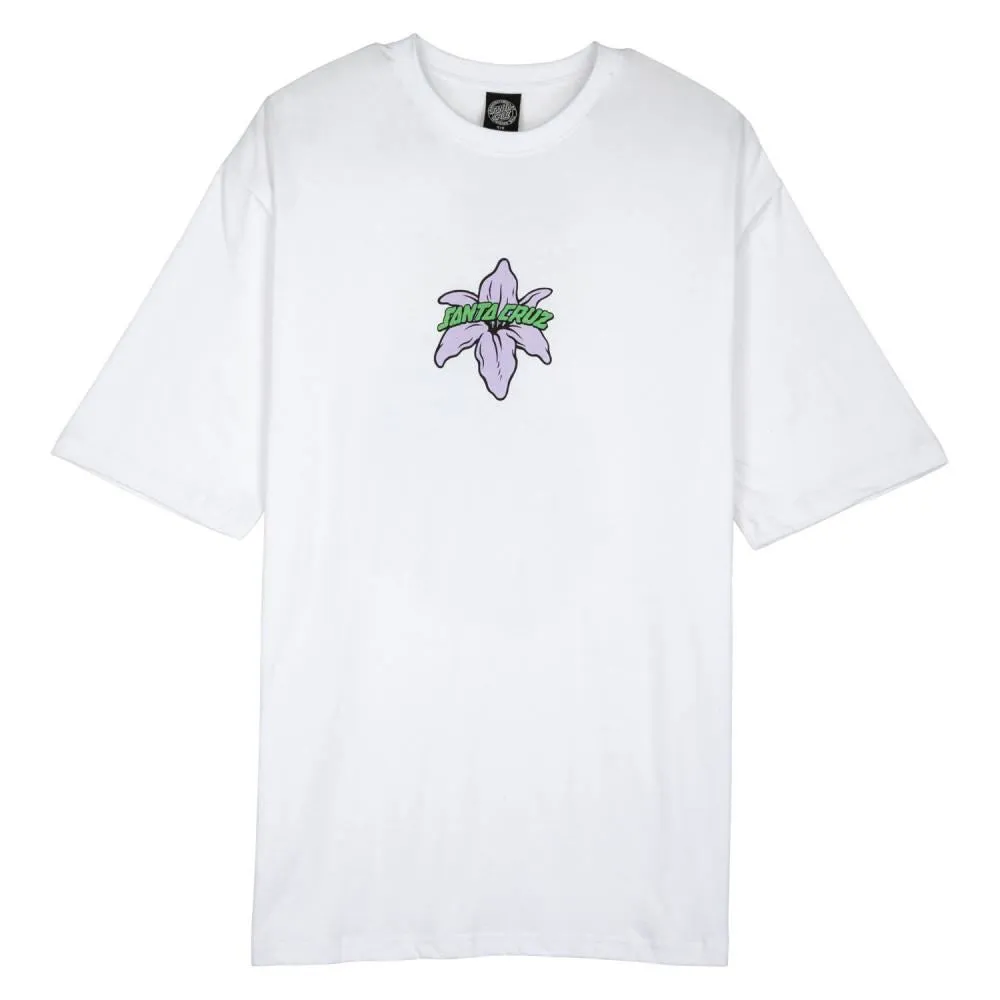 Santa Cruz Womens T-Shirt Wooten Bionic Oversized - White