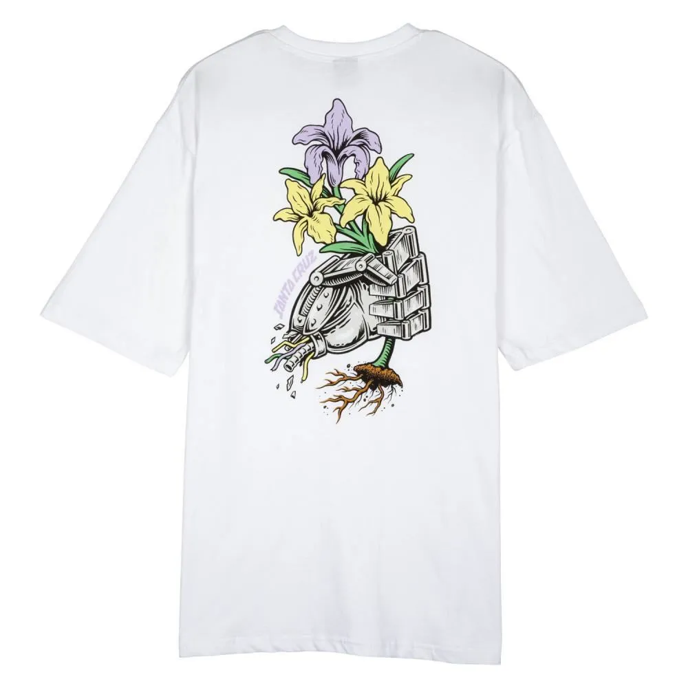 Santa Cruz Womens T-Shirt Wooten Bionic Oversized - White