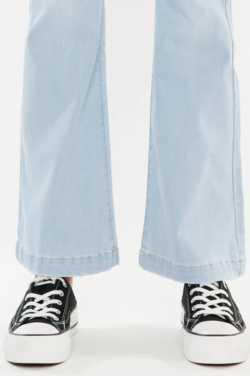 Saylor Mid Rise Flare Jeans (Petite)