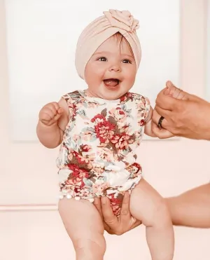 Scarlett Floral Pom Pom Romper Girl