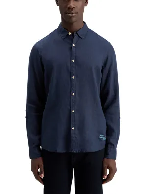 SCOTCH & SODA LINEN L/S ROLL-UP SHIRT 177150