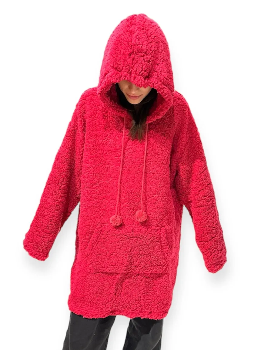 Sherpa Comfort Trio Sets: Hoodie, Shorts, and Pajamas