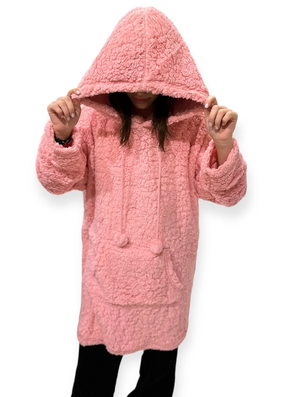 Sherpa Comfort Trio Sets: Hoodie, Shorts, and Pajamas