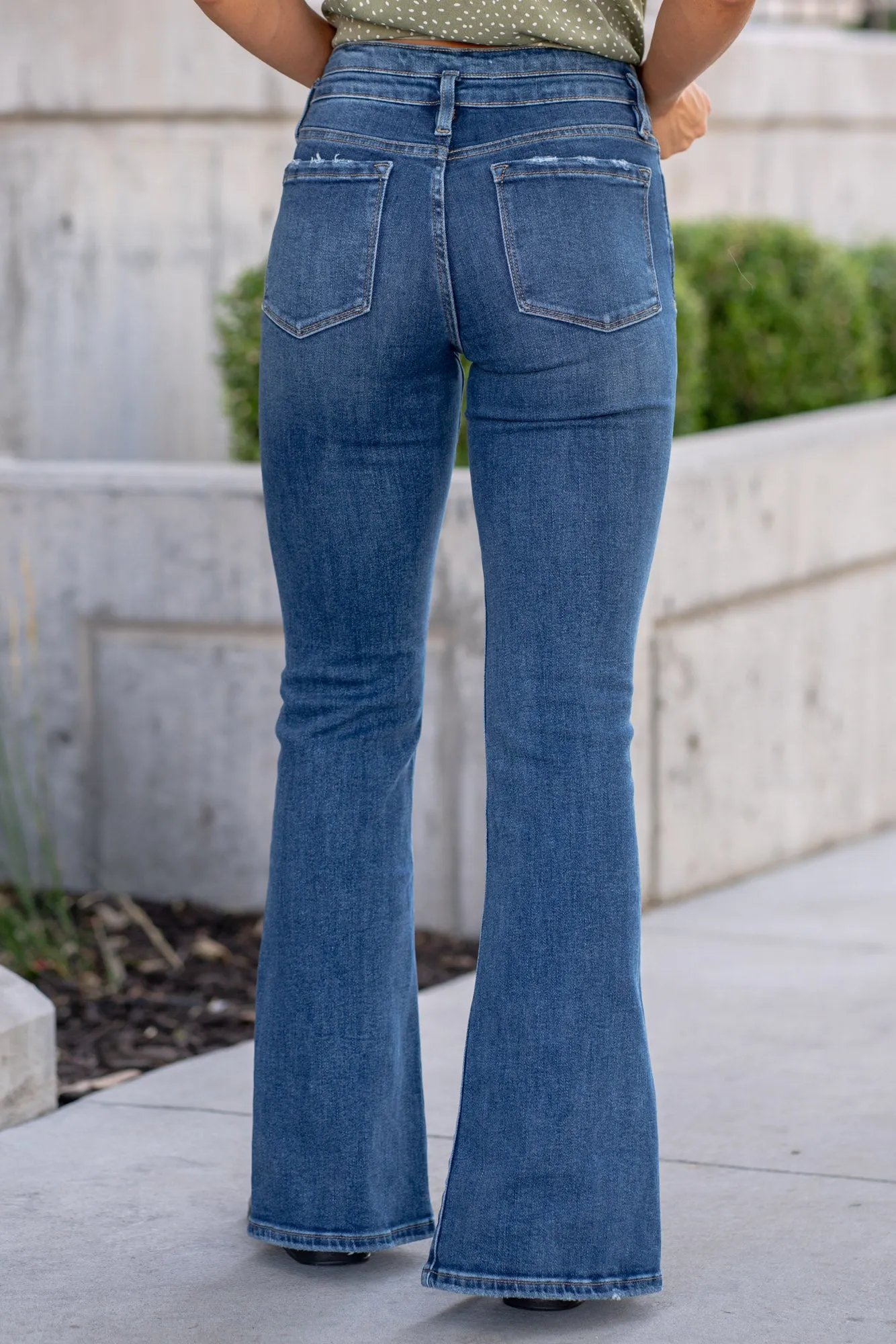Shimmeringly High Rise Flare Regular & Plus Sizes