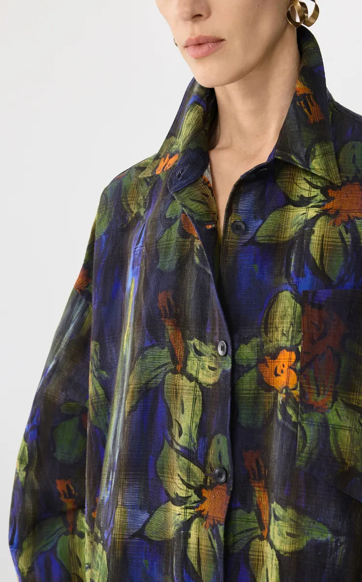 Shirt / JNBY Hand-Painted Acrylic Daffodil  Shirt
