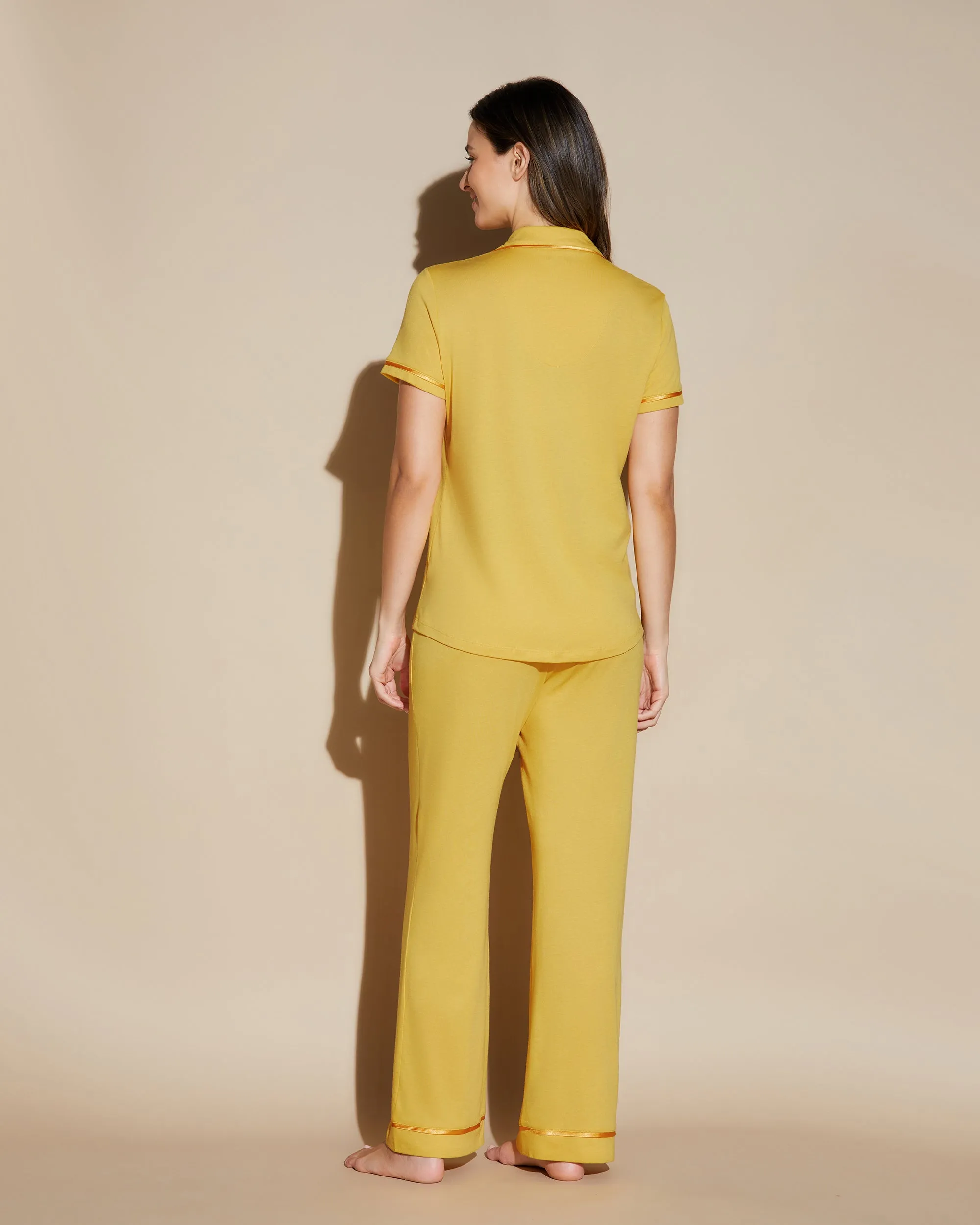 Short Sleeve Top & Pant Pajama Set