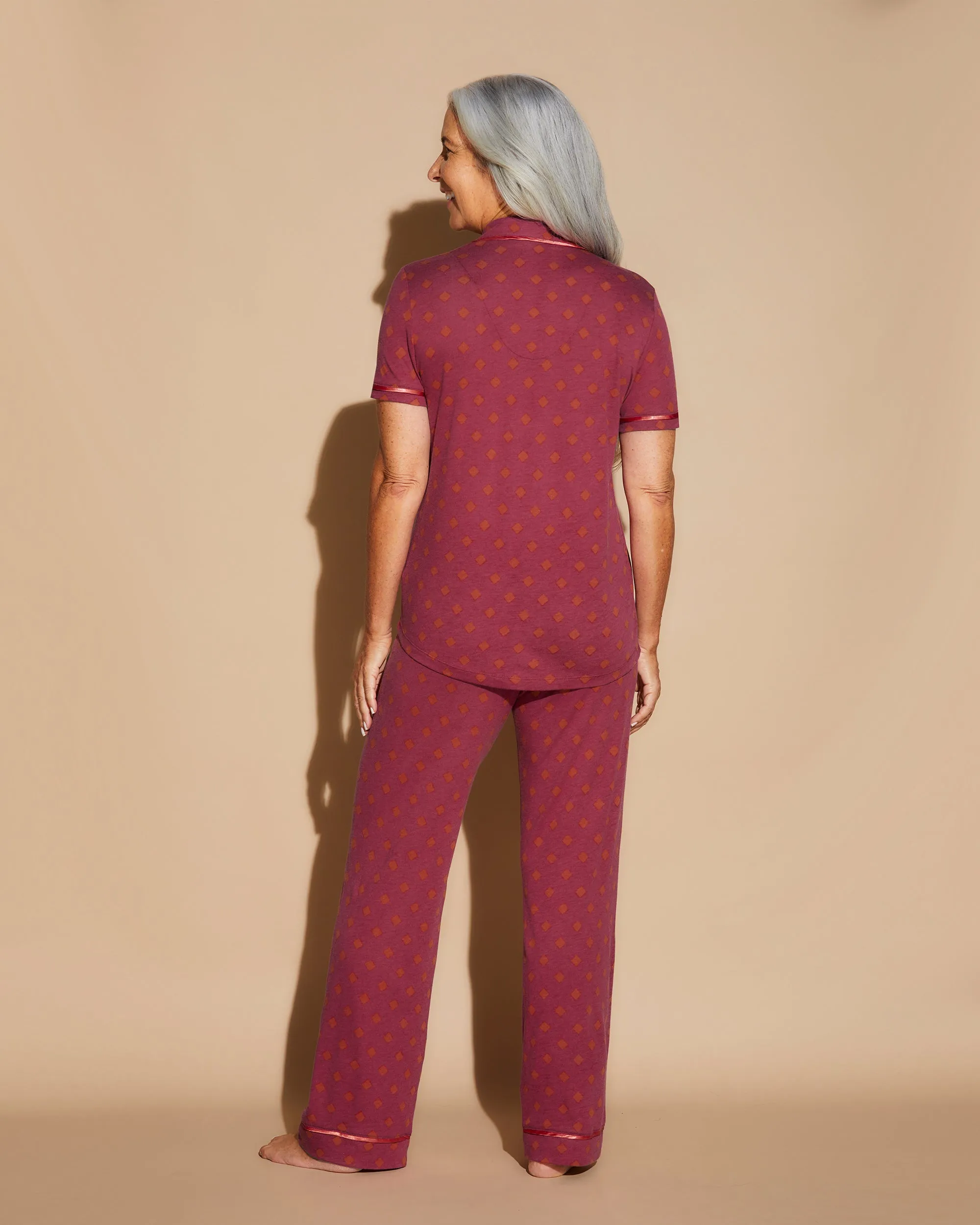 Short Sleeve Top & Pant Pajama Set