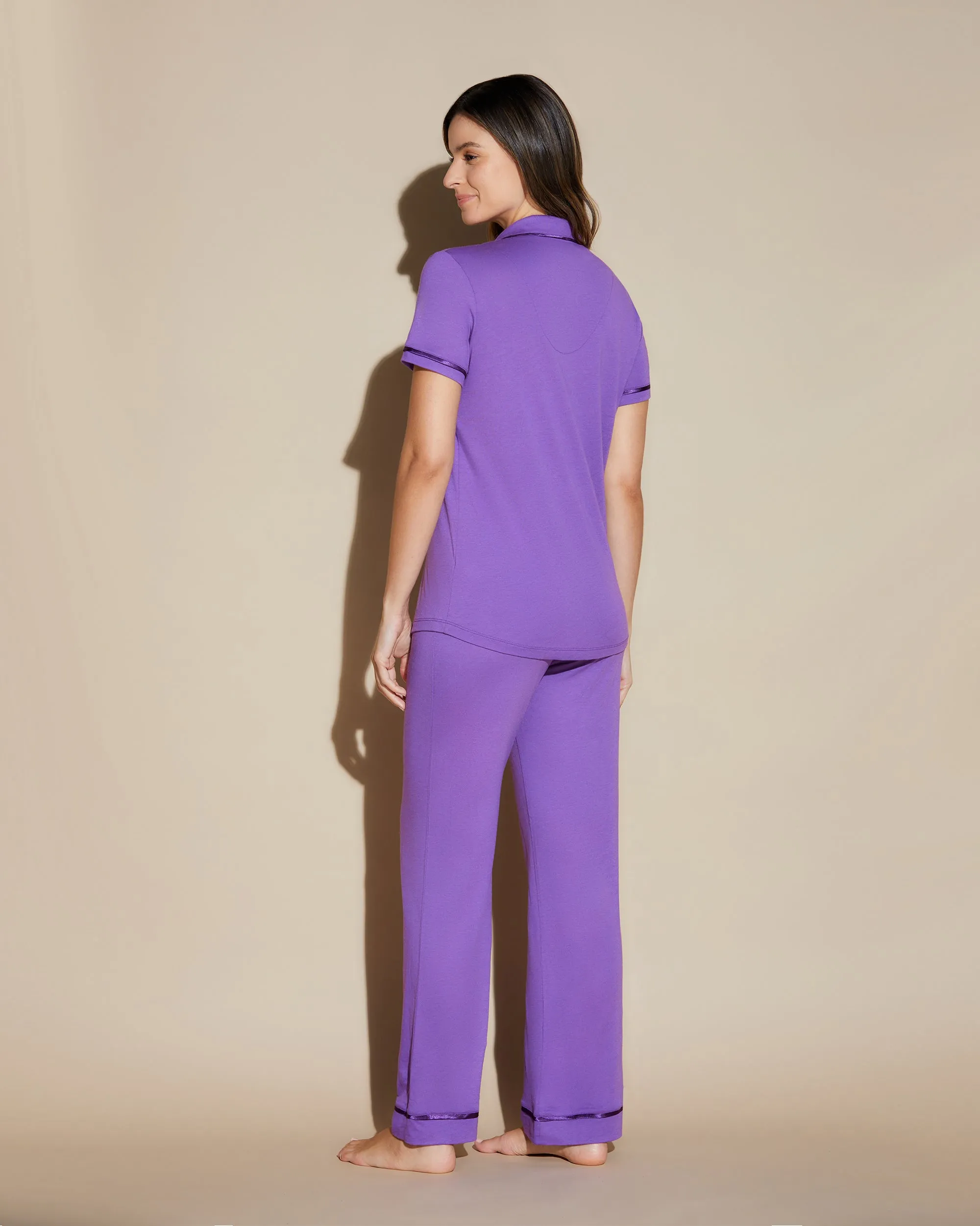 Short Sleeve Top & Pant Pajama Set