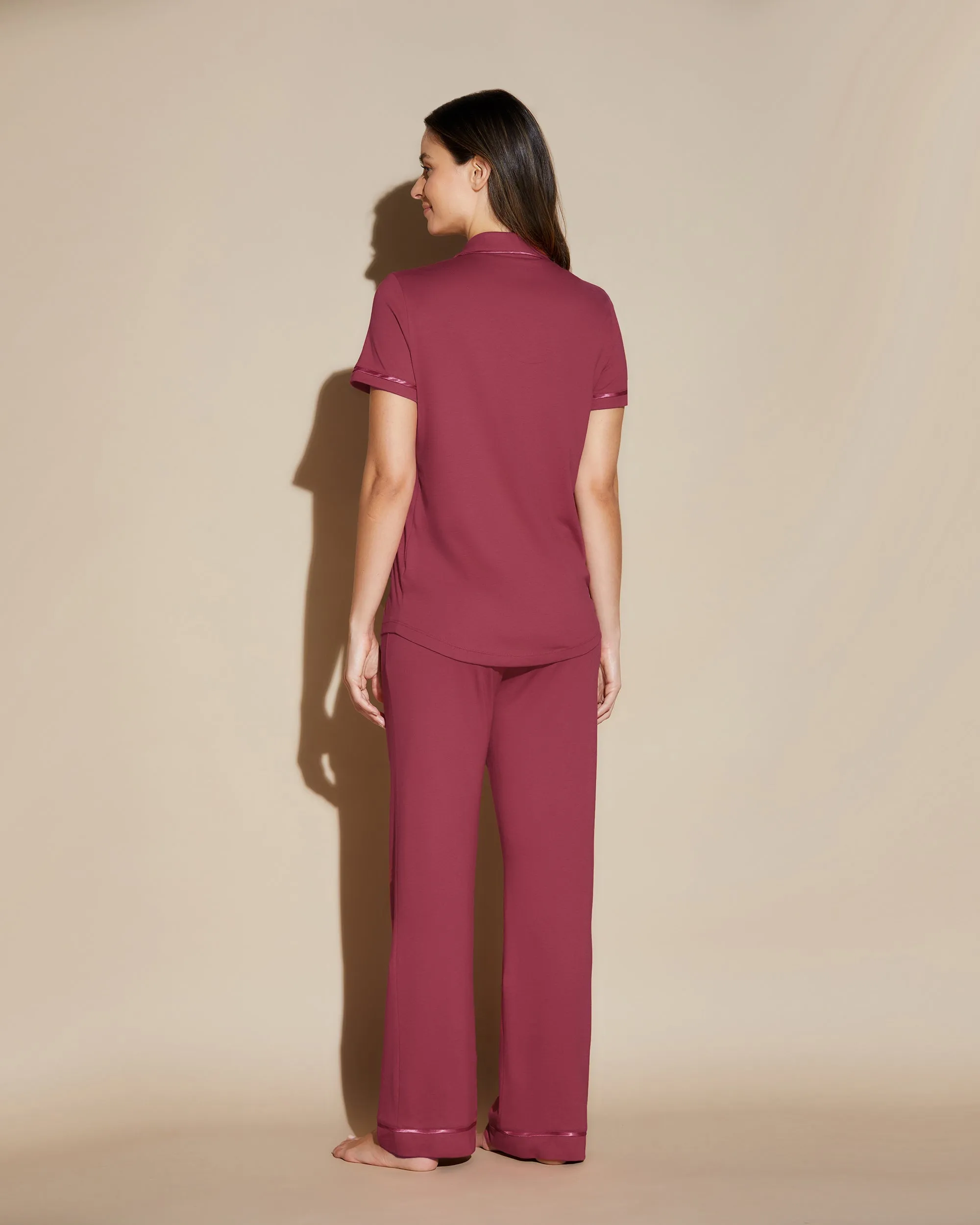 Short Sleeve Top & Pant Pajama Set