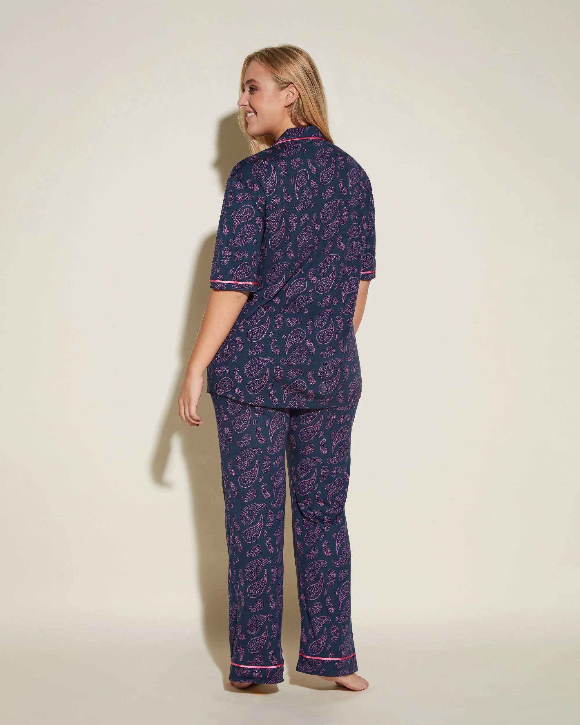Short Sleeve Top & Pant Pajama Set