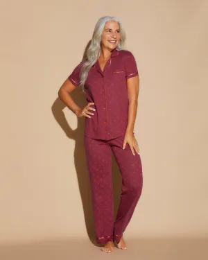 Short Sleeve Top & Pant Pajama Set