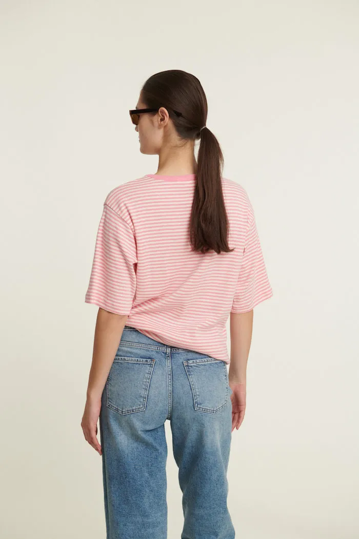 Silma SS Tee - Conch shell / birch