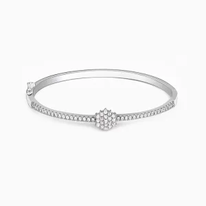Silver Star Studded Bracelet