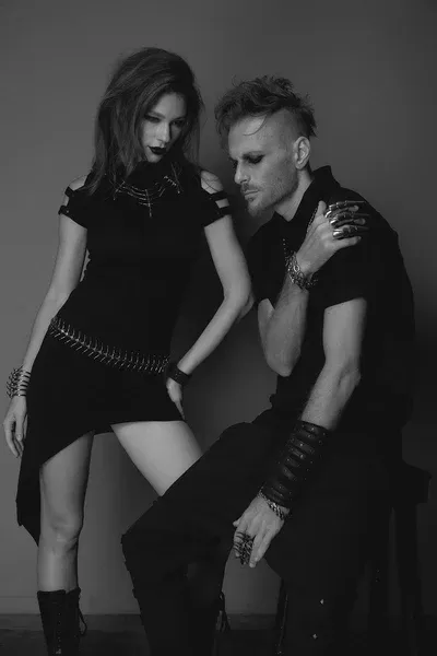 Slashed Asymmetrical Tunic by Psylo
