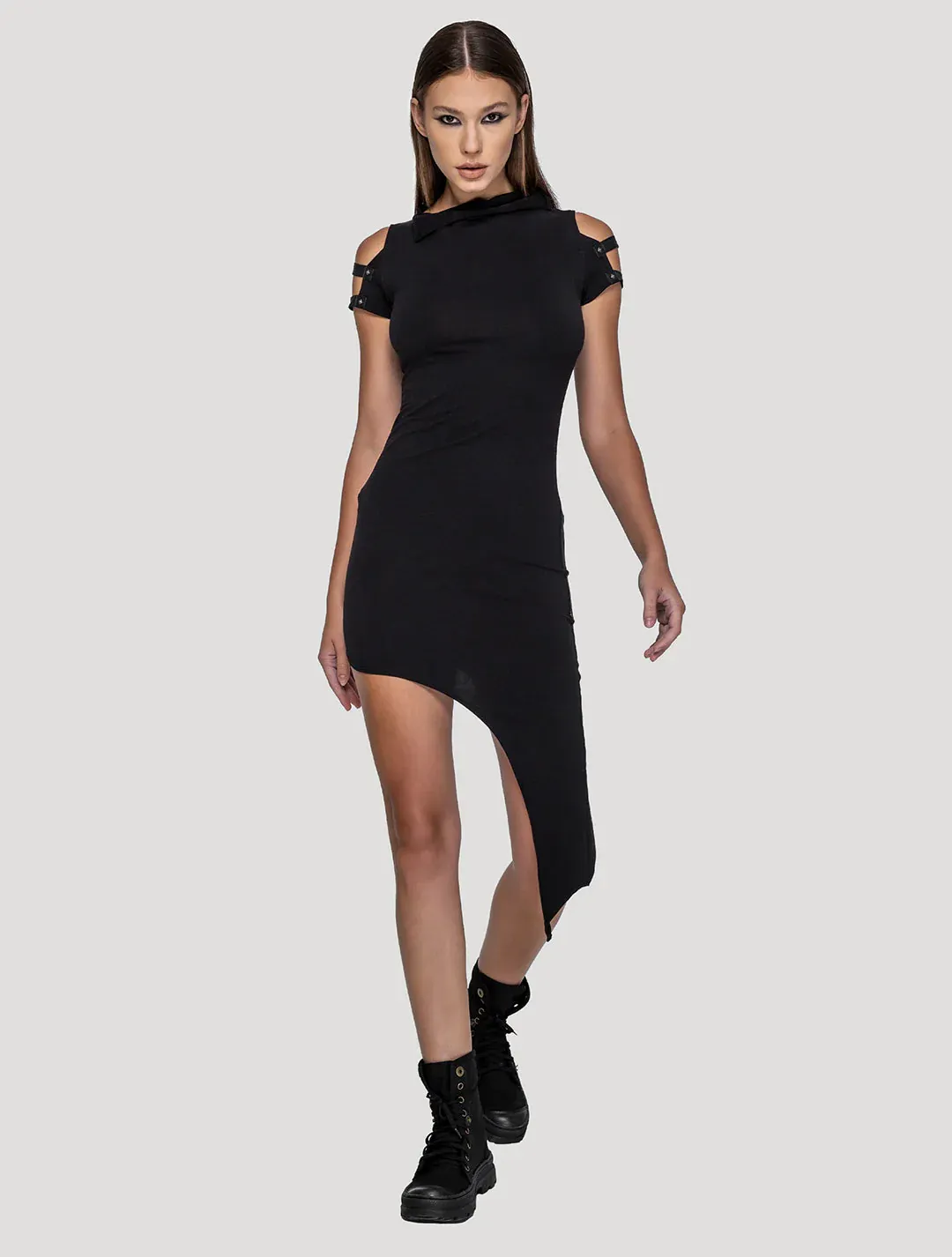 Slashed Asymmetrical Tunic by Psylo