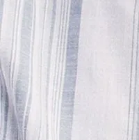 Slub Cotton Striped Shirt - Blue