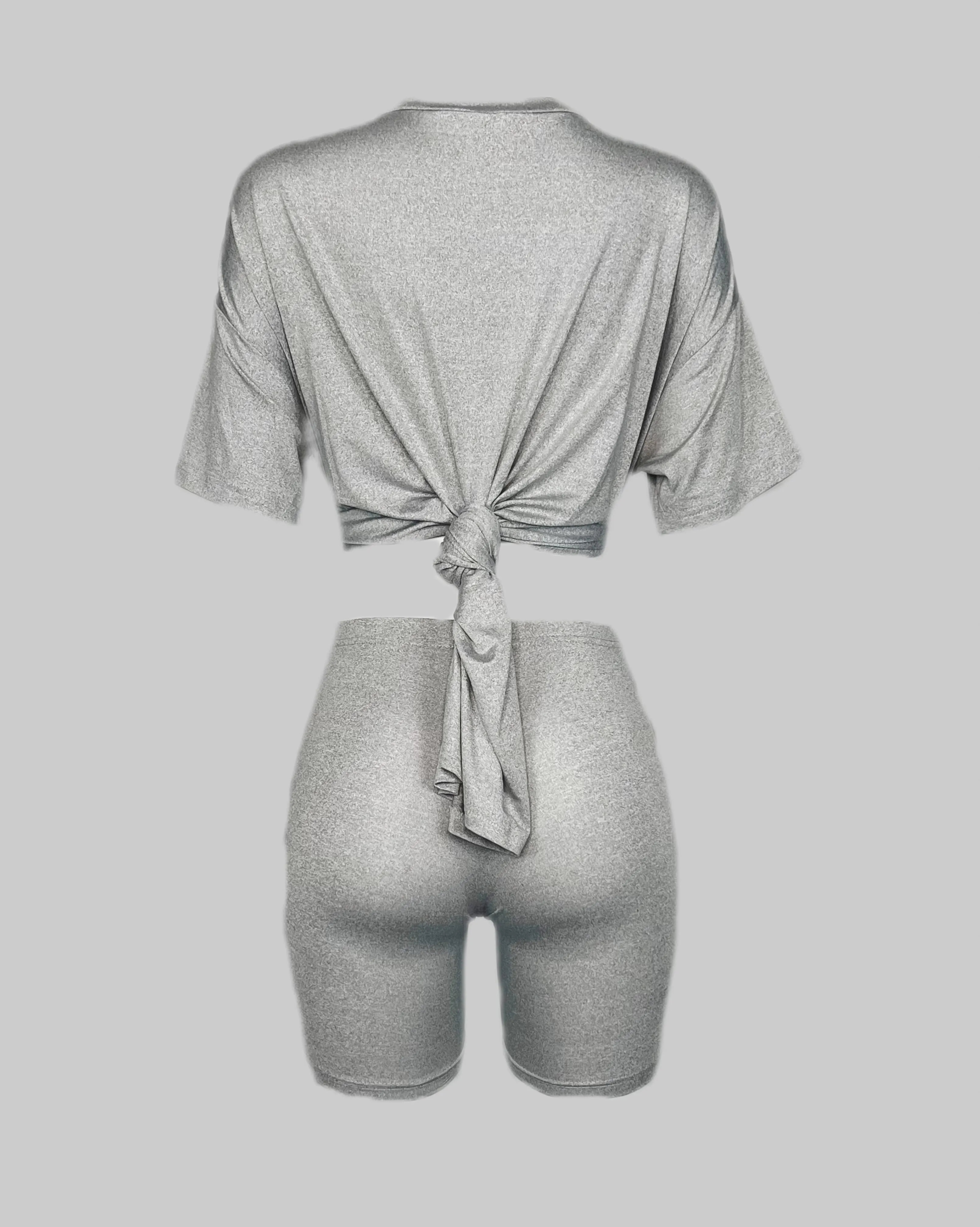 Socialite Short Set - Grey
