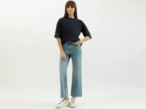 Solid Bootleg Jeans