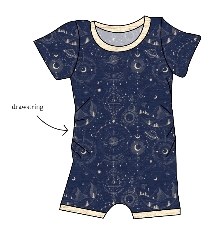Space Explorer Grow With Me Pants And Shorts Romper