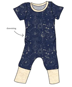 Space Explorer Grow With Me Pants And Shorts Romper