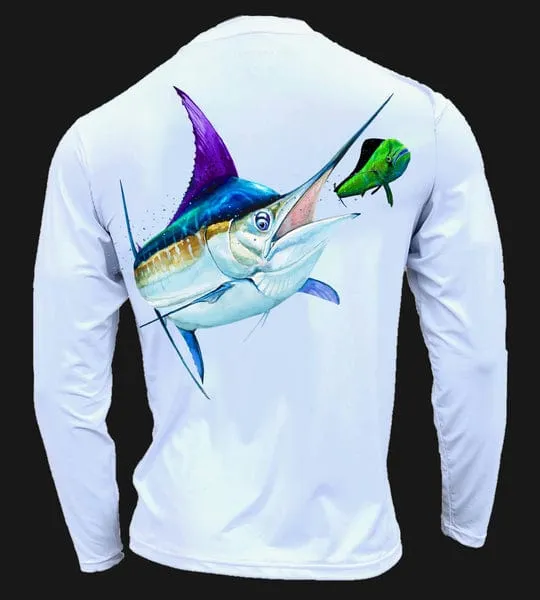 SPF Basix Marlin on Mahi Tormentor Shirt